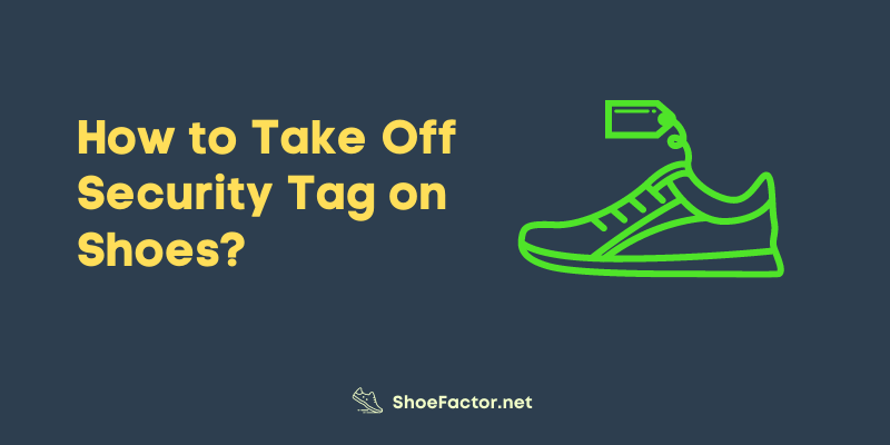 Security Tag on Shoes